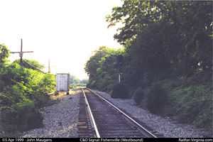 C&O Railway signal: Fishersville (WB)